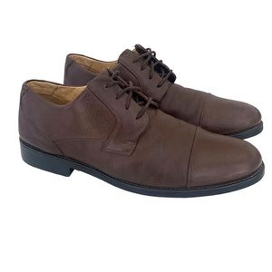 Belvedere Duke Brown Leather Cap Toe Oxfords